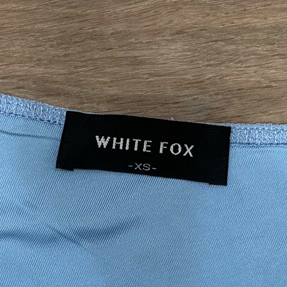 Contemporary‎ Dance Costume Set White & Light Blue Weissman Competition Outfit - Picture 4 of 11